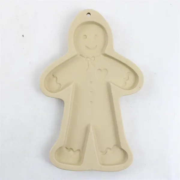 Brown Bag Cookie Art Gingerbread Man Mold Hill Design Retired Collectible