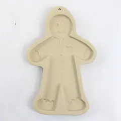 Brown Bag Cookie Art Gingerbread Man Mold Hill Design Retired Collectible