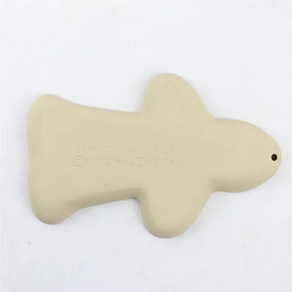 Brown Bag Cookie Art Gingerbread Man Mold Hill Design Retired Collectible
