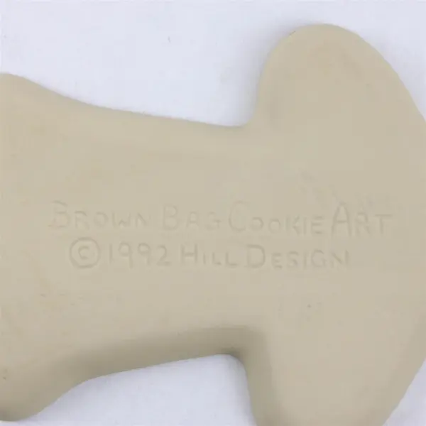 Brown Bag Cookie Art Gingerbread Man Mold Hill Design Retired Collectible