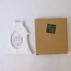 Russ White Lace & Promises Porcelain 30th Anniversary Bell 5x7 Photo Frame