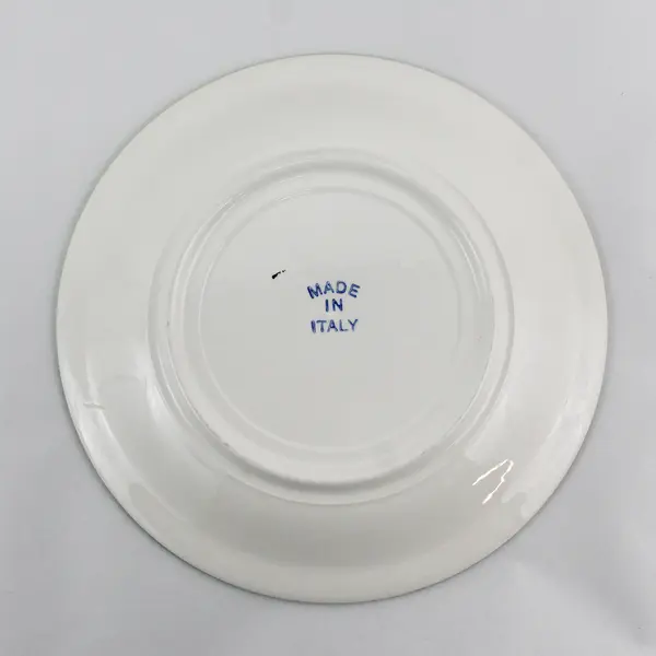 Swirl Green 10 Inch Dinner Plate Made In Italy