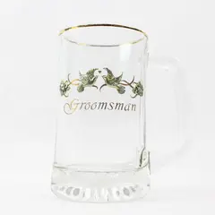 Groomsman Glass Beer Stein New Wedding Groomsmen Gift Barware