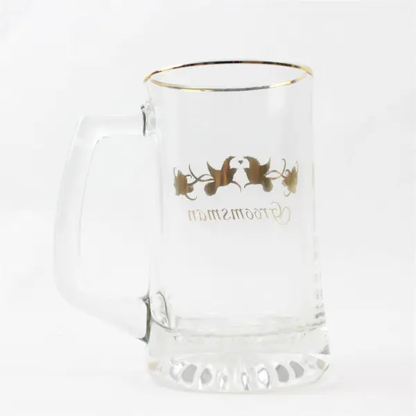 Groomsman Glass Beer Stein New Wedding Groomsmen Gift Barware