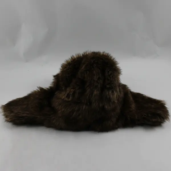 Mossimo Supply Co One Size Unisex Brown Faux Fur Trapper Ear Flaps Hat 
