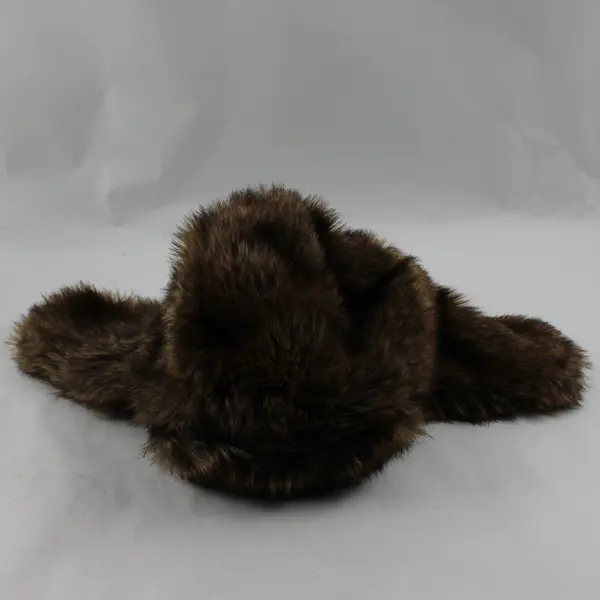 Mossimo Supply Co One Size Unisex Brown Faux Fur Trapper Ear Flaps Hat 