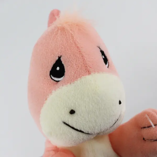Enesco Precious Moments Tender Tails T-Rex 1999 Pink Dinosaur W/ Tag Plush