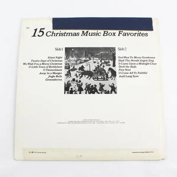 15 Christmas Music Box Favorites 12" Vinyl Record 