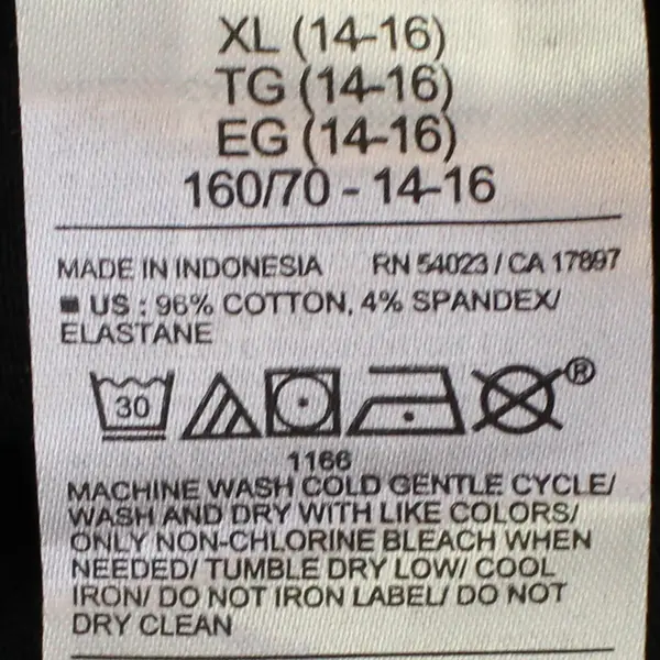 Old Navy Solid Black Leggings Girls' XL 14-16