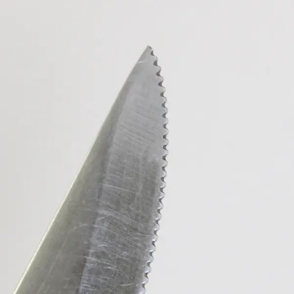 Royalton Stainless 4" Steak Knife With Wooden Handle Partially Serrated