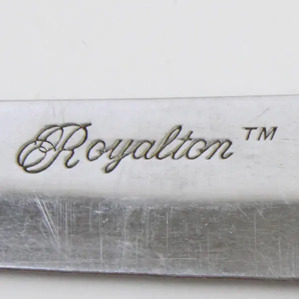 Royalton Stainless 4" Steak Knife With Wooden Handle Partially Serrated