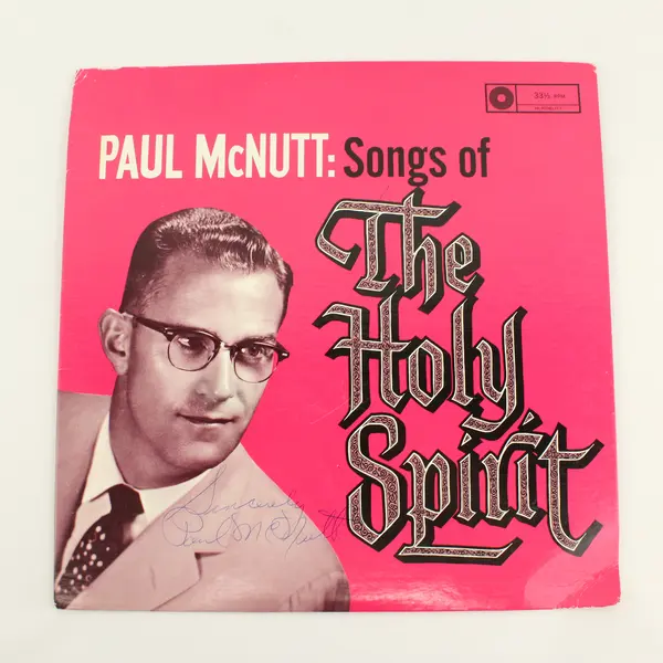 Paul McNutt: Songs of The Holy Spirit 12" Vinyl Record Autographed