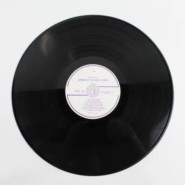 Paul McNutt: Songs of The Holy Spirit 12" Vinyl Record Autographed