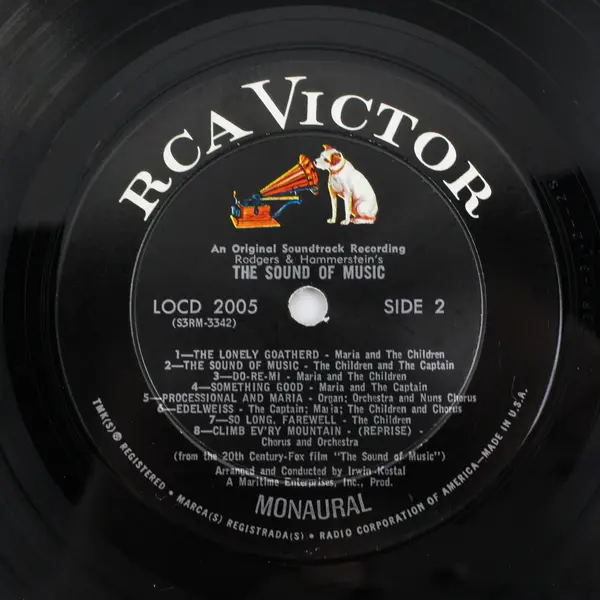 An Original Soundtrack Recording The Sound Of Music 12" Vinyl Record