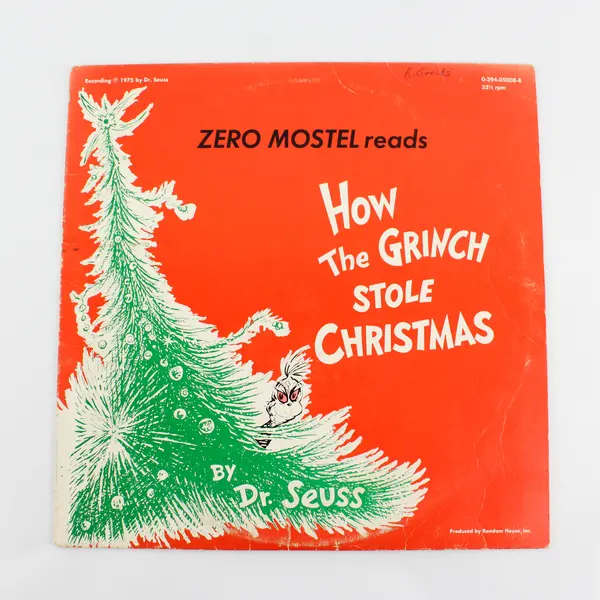 Zero Mostel Reads How The Grinch Stole Christmas 12" Vinyl Record