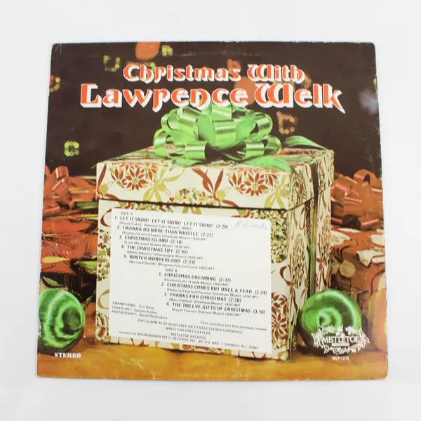 Christmas with Lawrence Welk 12" Vinyl Record 