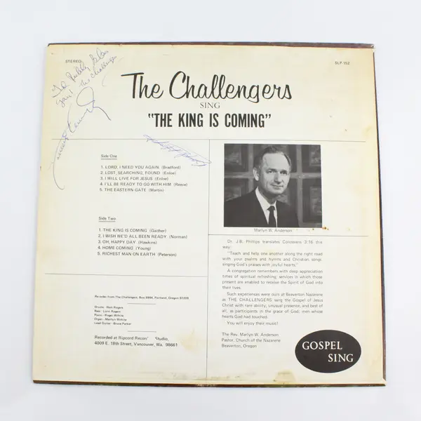 The Challengers -  The King is Coming - 12" Vinyl Record