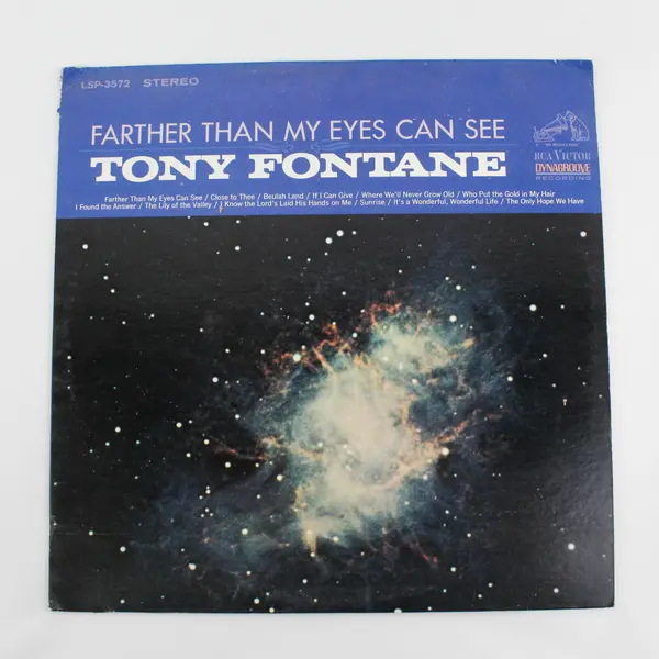 Tony Fontane: Farther Than My Eyes Can See 12" Vinyl Record