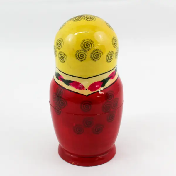 Vintage Hand-Painted Russian Nesting Matryoshka 7-Piece Doll Set