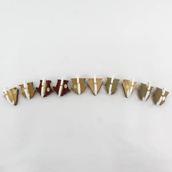 Set of 10 Kitsch Birdhouse Napkin Rings