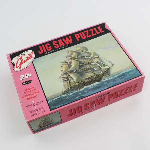 Vintage Whitman Guild Full Sail Cutty Sark 304 Pcs 18x14” Jigsaw Puzzle Complete