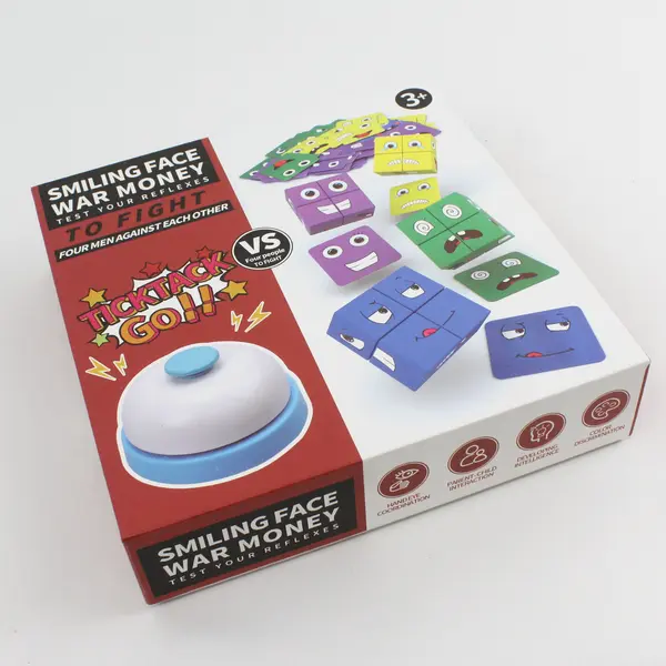 Smiling Face War Money Board Game, Test Your Reflexes  Complete