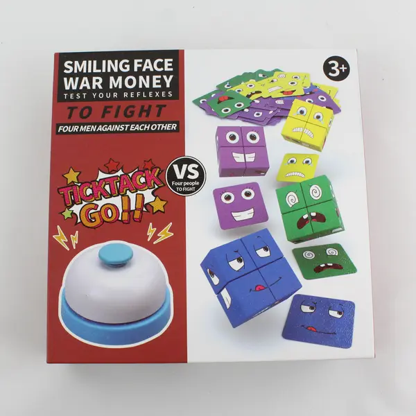 Smiling Face War Money Board Game, Test Your Reflexes  Complete