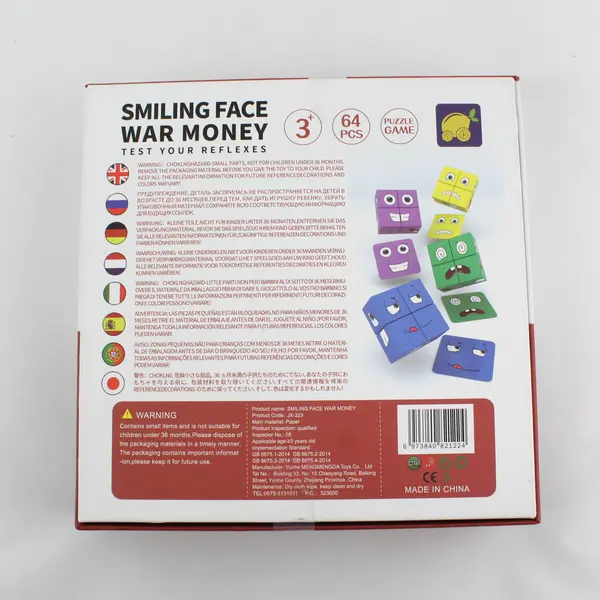 Smiling Face War Money Board Game, Test Your Reflexes  Complete