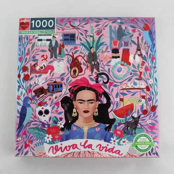 eeBoo: Viva la Vida 1,000 PC. Jigsaw Puzzle, 2020 Complete