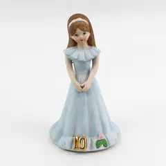Vintage 1982 Enesco Growing Up Birthday Girls Age 10 Porcelain Figurine 5"