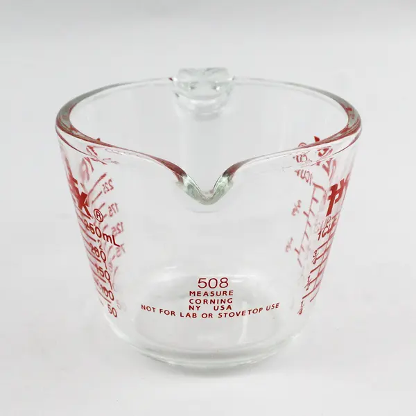 Pyrex 1-Cup Capacity Clear Glass Measuring Cup #508