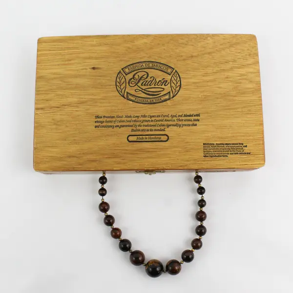 Padron 1964 Anniversary Series Wooden Beaded Handle Cigar Box EMPTY