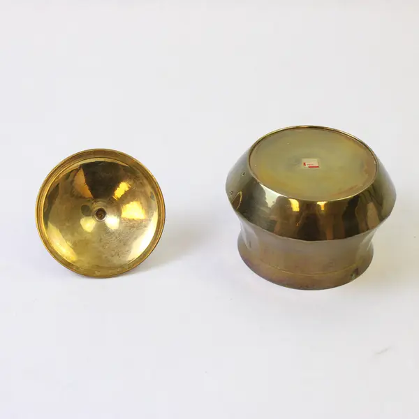Traditional Indian Brass Handi Pot Collectible Cookware - Used