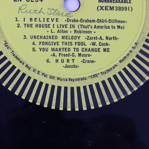 Roy Hamilton: You'll Never Walk Alone  12" Vinyl Record