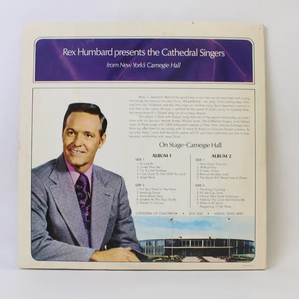 Rex Humbard & The Cathedral Singers At New York's Famed Carnegie Hall 