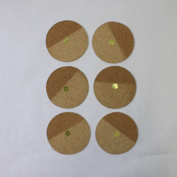 Lot of 6 Decorative Hummingbird Coasters Glossy Finish 4" Round 