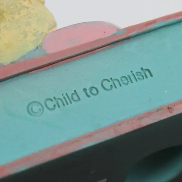 Child To Cherish Teddy Bear Alphabet Block Letter B