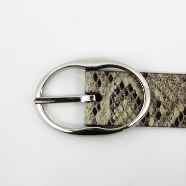 Kohl's Size M 40" Long Snakeskin Pattern Leather Belt NWT