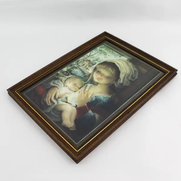 Juan Ferrandiz Avian Mother and Child Matted Print 