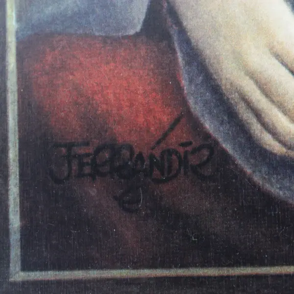 Juan Ferrandiz Avian Mother and Child Matted Print 