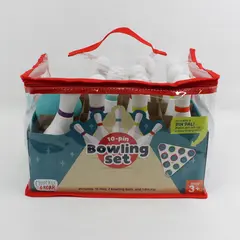 Chuckle & Roar Kids Bowling Set 10-Pin Bowling Game with Storage Bag