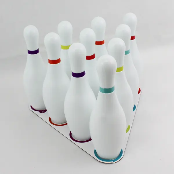 Chuckle & Roar Kids Bowling Set 10-Pin Bowling Game with Storage Bag