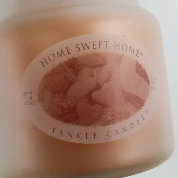 Yankee Jar Candle Home Sweet Home Frosted Small Jar 7.5 Oz Single Wick 