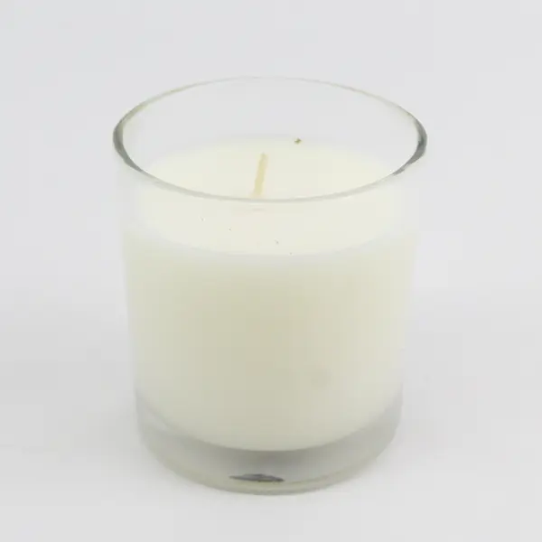 Debi Lilly S4299 Glass Filled "M" Alphabet Floral Scented Candle