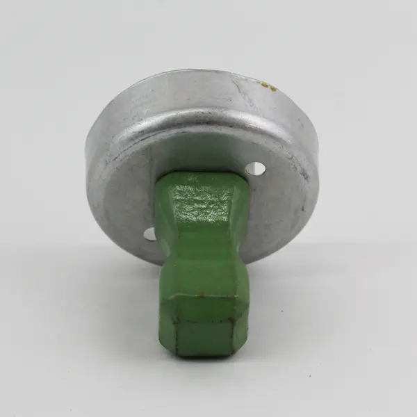 Vintage Green Wooden Handle Aluminum Biscuit Donut Cutter 2.5" Removable Center