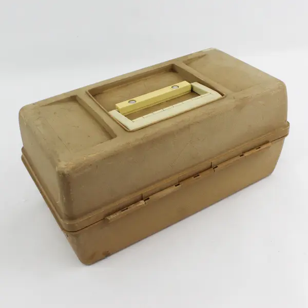 Vintage Woodstream  Old Pal Tackle Box PF 1050 w/  2 Tier Tray 