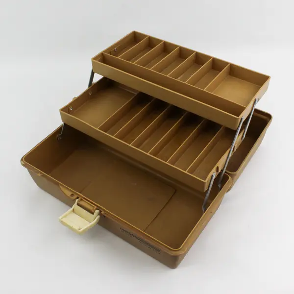 Vintage Woodstream  Old Pal Tackle Box PF 1050 w/  2 Tier Tray 