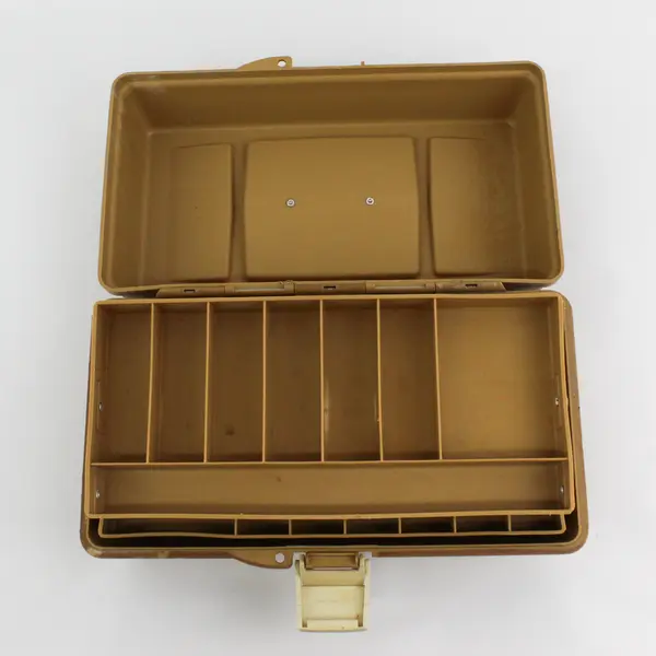 Vintage Woodstream  Old Pal Tackle Box PF 1050 w/  2 Tier Tray 