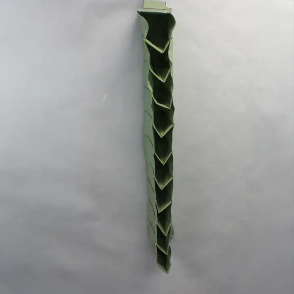 10-Shelf Hanging Shoe Organizer Foldable Closet Rack Durable Green