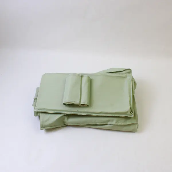 10-Shelf Hanging Shoe Organizer Foldable Closet Rack Durable Green
